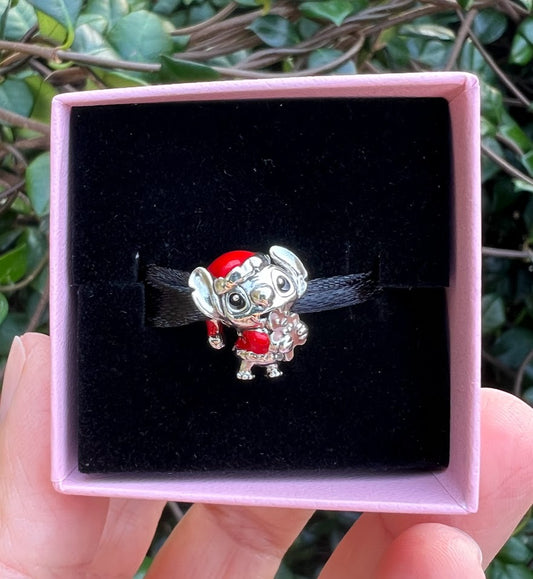 Christmas Stitch Eating Gingerbread Pandora Charm