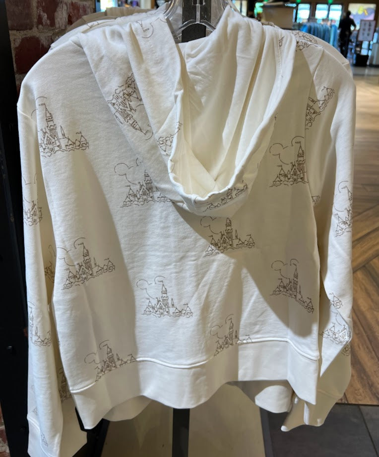 Cinderella Castle & Mickey Icon Walt Disney World Zippered Hoodie