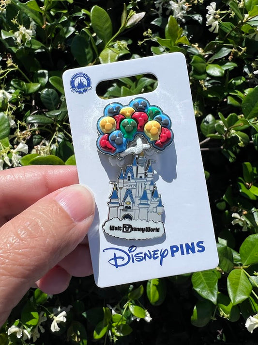 Balloon Cinderella Castle Walt Disney World Pin