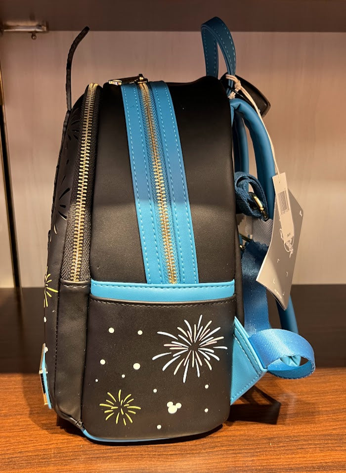 Cinderella Castle Fireworks Light Up Loungefly Disney Mini Backpack