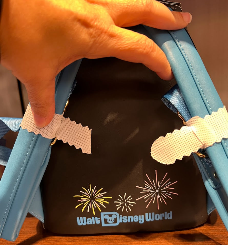 Cinderella Castle Fireworks Light Up Loungefly Disney Mini Backpack