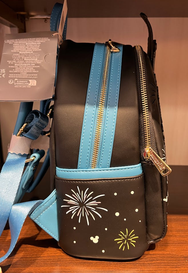 Cinderella Castle Fireworks Light Up Loungefly Disney Mini Backpack