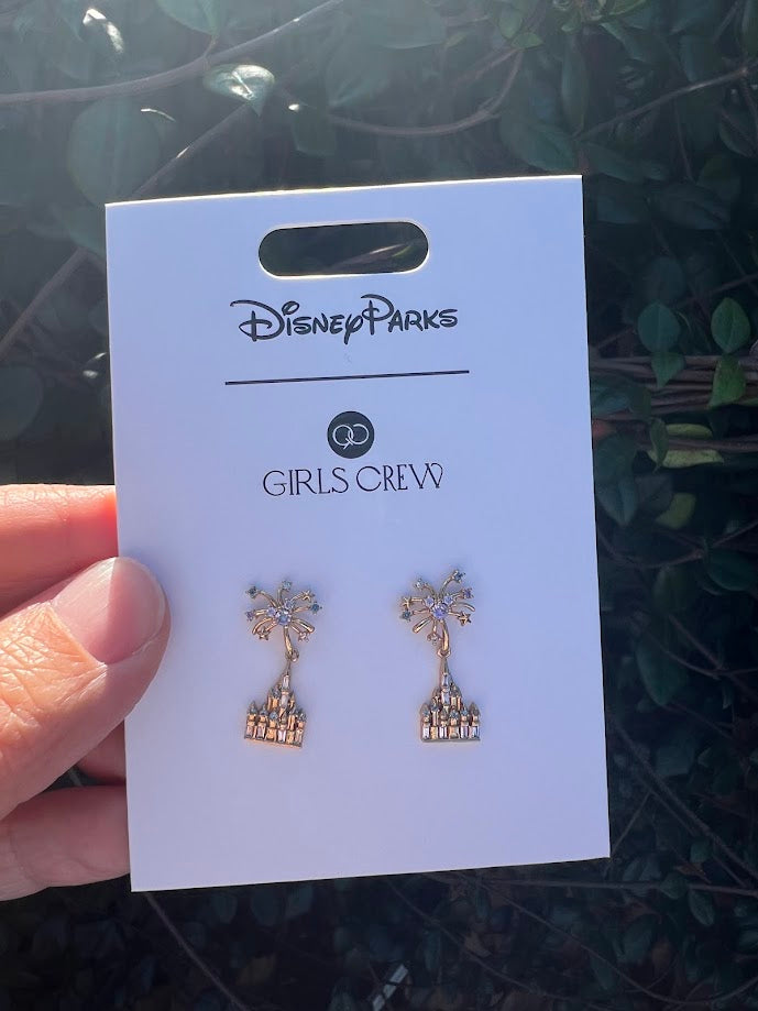 Cinderella Castle Girls Crew Earrings