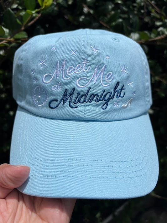 Cinderella Meet Me at Midnight Disney Baseball Cap