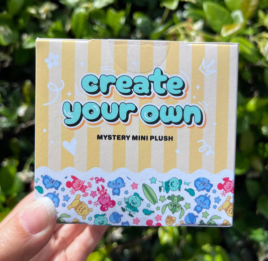 Disney Parks Create Your Own Mystery Mini Plush Blind Box