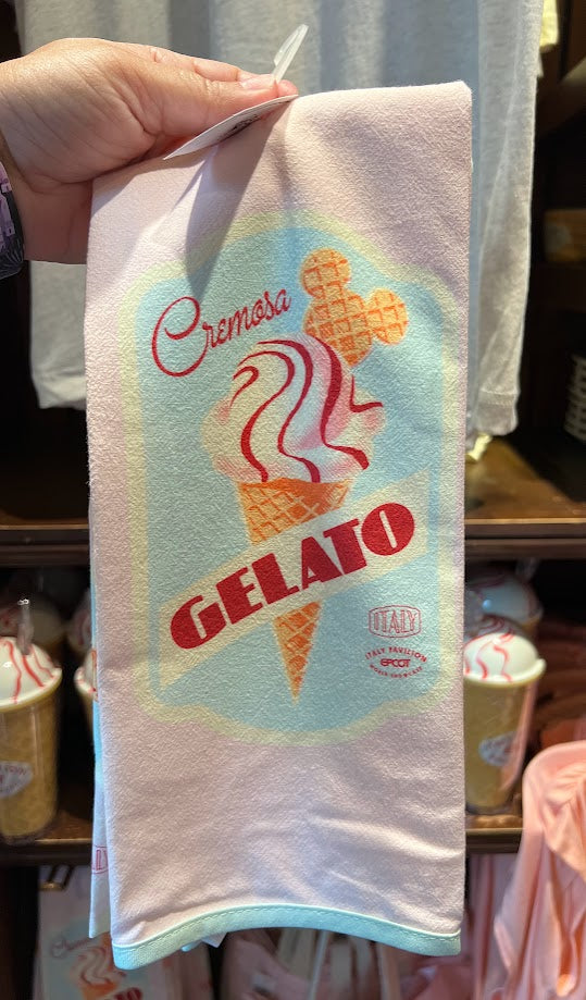 Cremosa Gelato Italy Pavilion Tea Towel Set