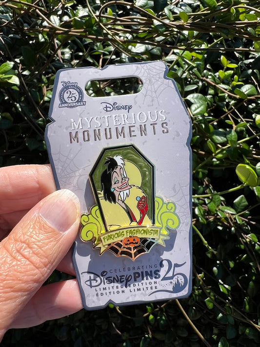 Cruella Mysterious Monuments Limited Edition Disney Pin