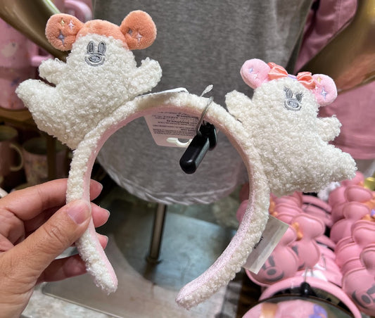 Cutie Ghosts Halloween Minnie Mouse Ears Headband