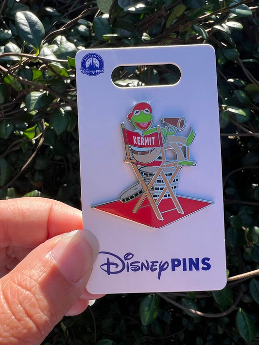 Director Kermit Muppets Disney Pin