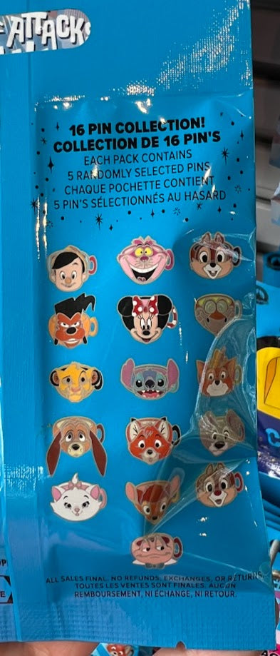 Disney Character Mugs Mystery Disney Pin Pack