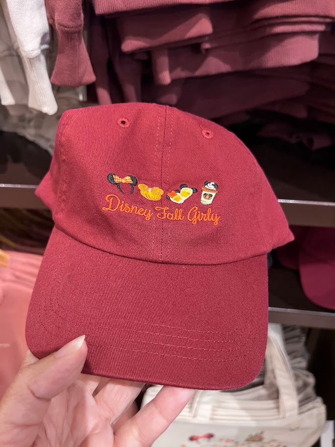 Disney Fall Girly Baseball Cap