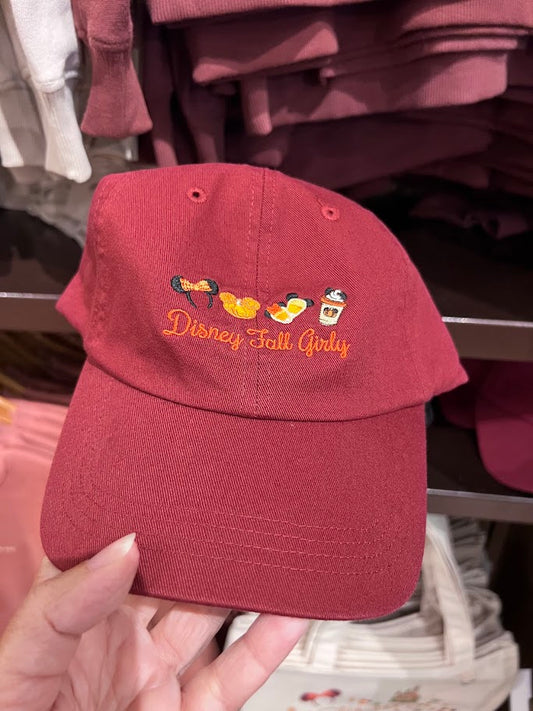 Disney Fall Girly Baseball Cap