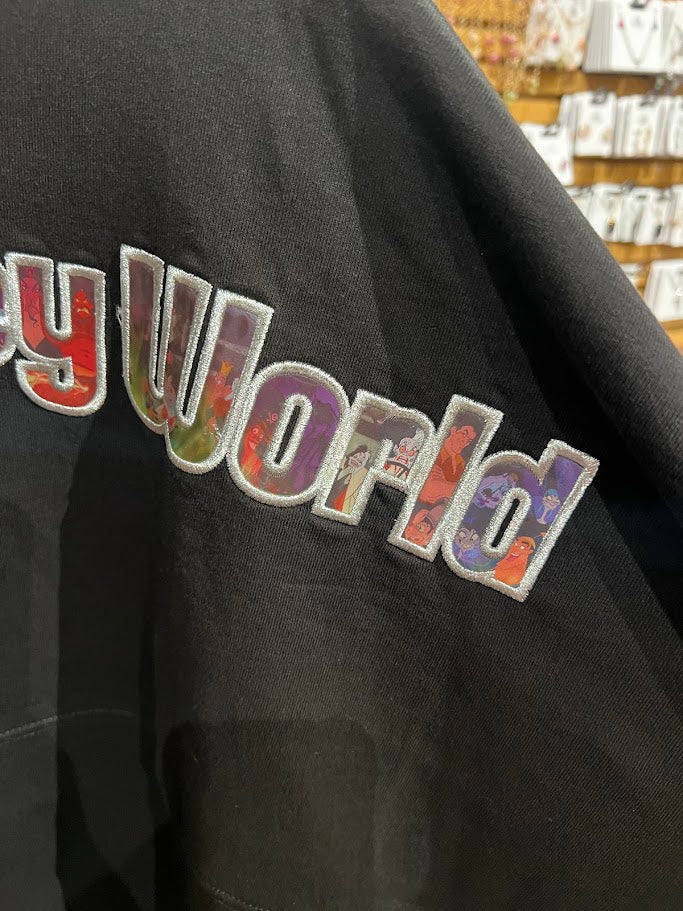 Disney Villains Lenticular Walt Disney World Adult Spirit Jersey