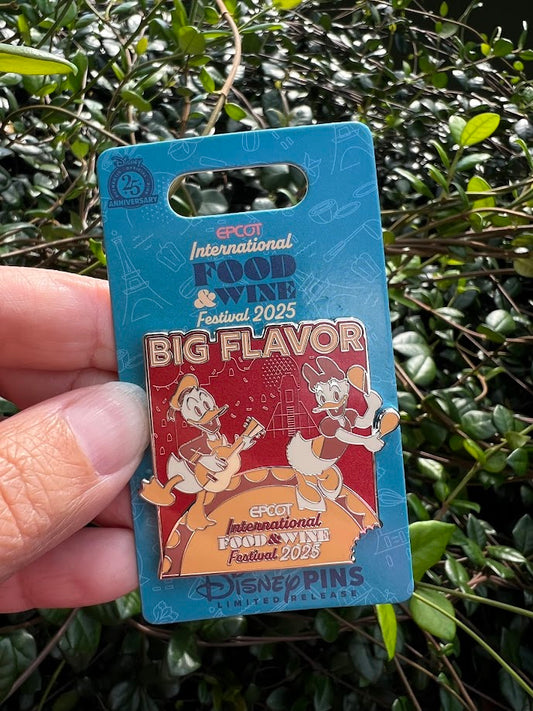 Donald & Daisy Duck 2025 Epcot Food & Wine Festival Limited Release Disney Pin