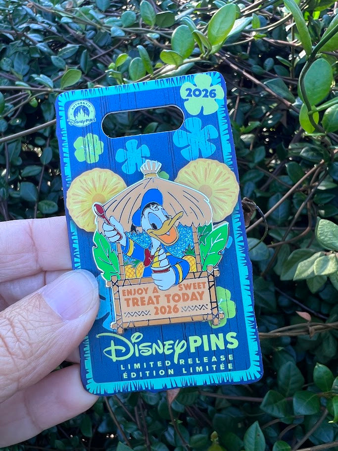 Donald Duck Enjoy a Sweet Treat Today 2026 Limited Release Disney Pin