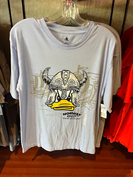 Donald Duck Norway Epcot World Showcase Adult T-Shirt