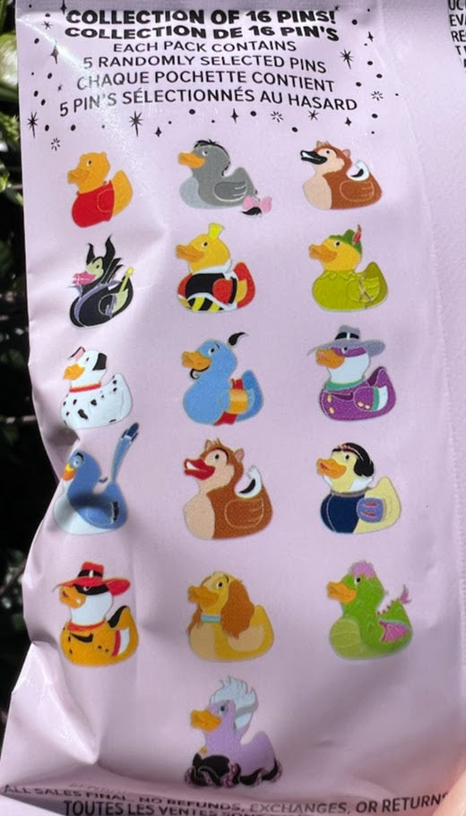 Ducks of Disney Series 2 Mystery Disney Pin Pack
