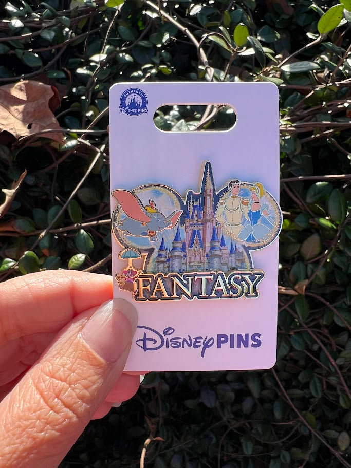 Dumbo Cinderella & Prince Charming Fantasy Disney Pin