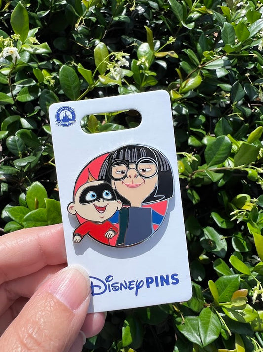 Edna Mode & Jack Jack Incredibles Disney Pin