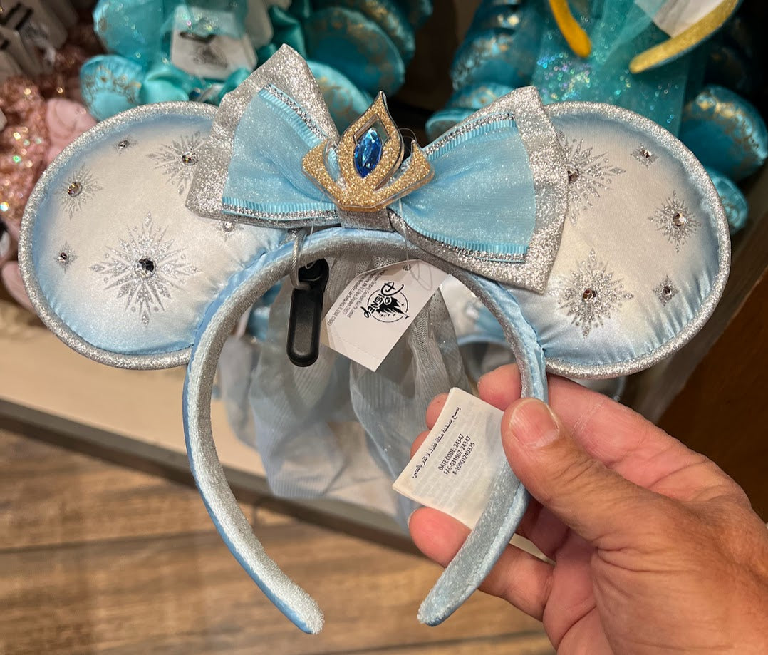 Elsa Minnie Mouse Ears Headband