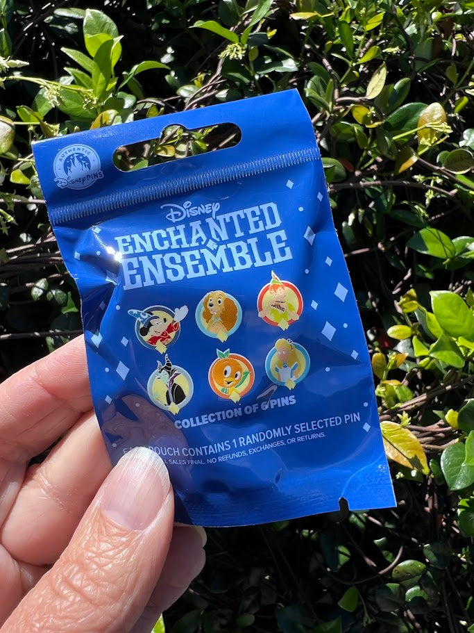 Dark Blue Enchanted Ensemble Mystery Disney Pin Pack
