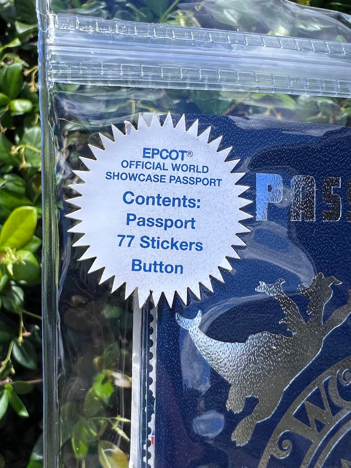 Epcot World Showcase Passport Pack