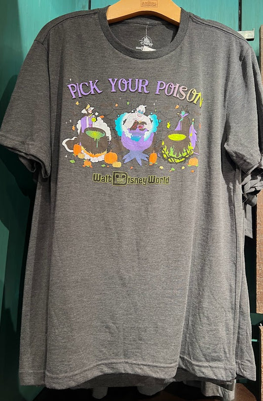 Evil Queen Ursula & Maleficent Pick Your Poison Adult T-Shirt