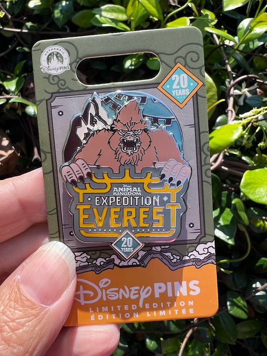 Expedition Everest 20th Anniversary Limited Edition Disney Pin