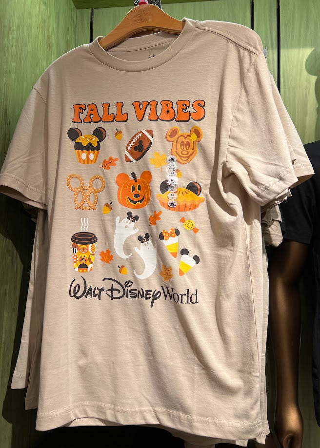 Fall Vibes Walt Disney World Adult T-Shirt