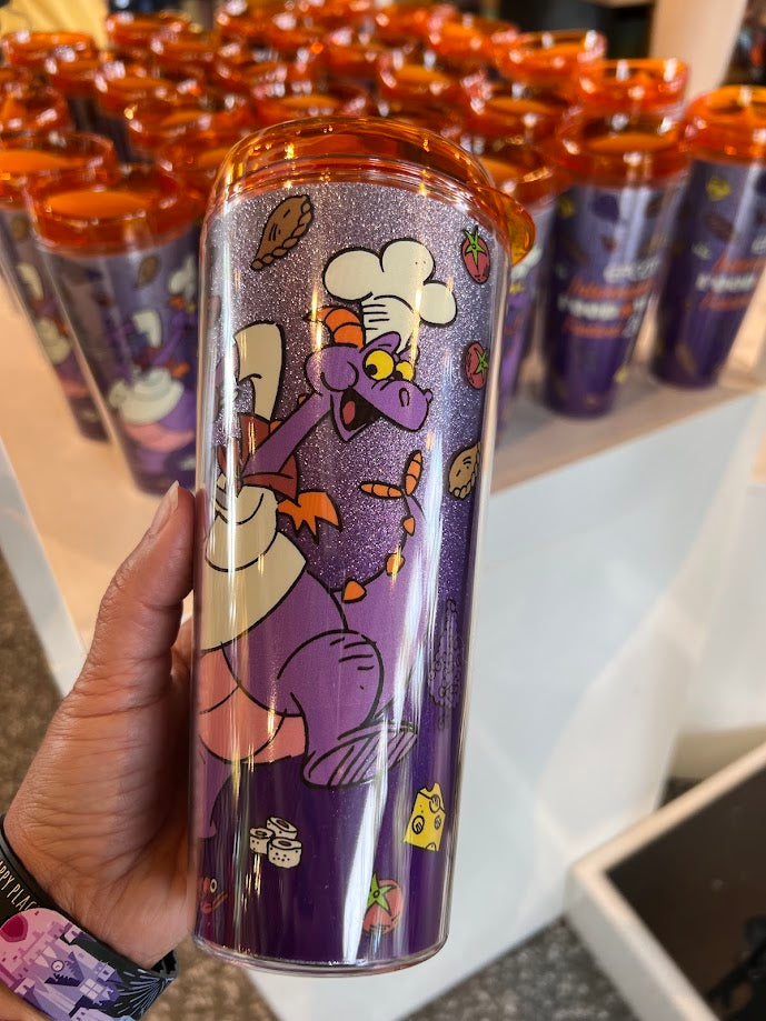 Figment 2025 Epcot Food & Wine Festival Plastic Tumbler 22 oz.