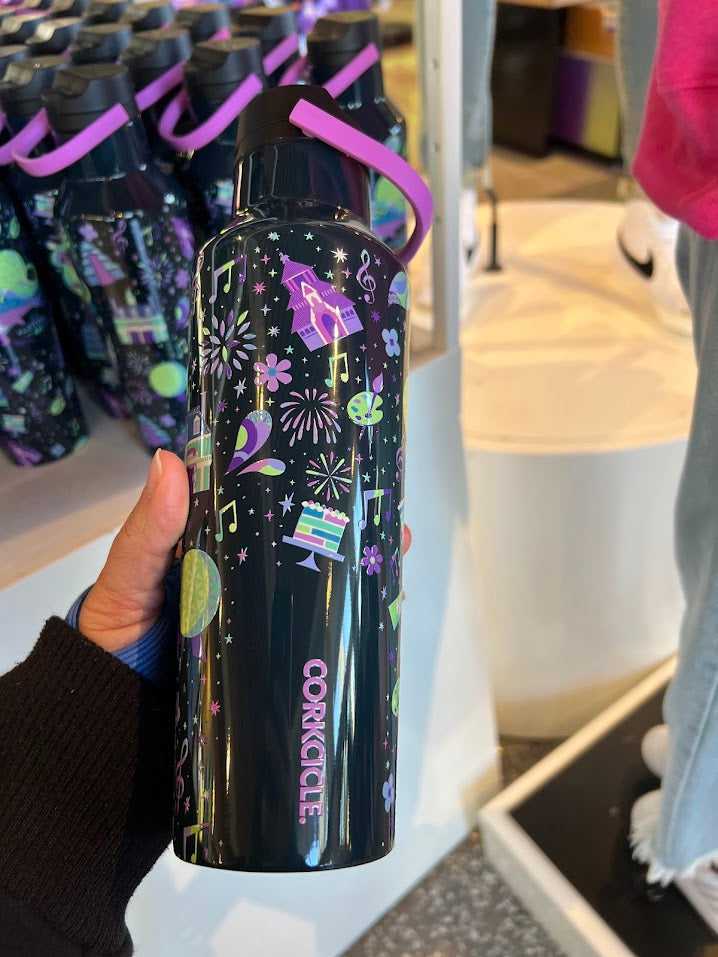 Figment 2026 Epcot Festival of the Arts Corkcicle Metal Water Bottle 20 oz.