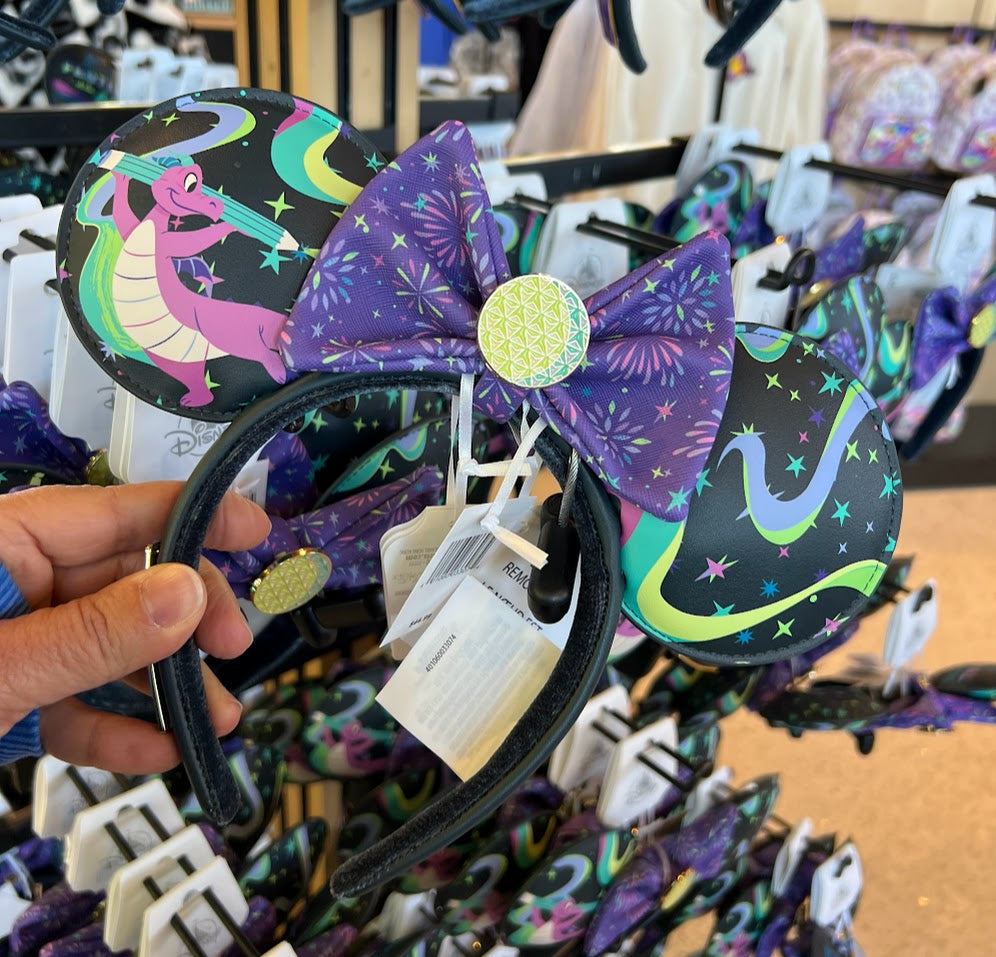 Figment 2026 Epcot Festival of the Arts Minnie Mouse Ears Loungefly Headband