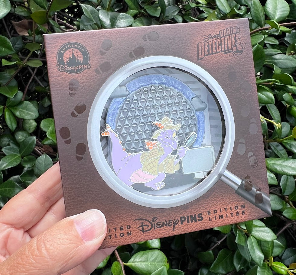 Figment Daring Detectives Limited Edition Mini Jumbo Disney Pin