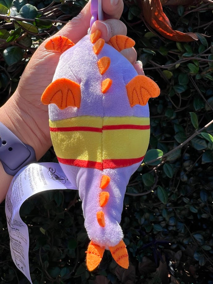 Figment Squishmallows Disney Bag Clip