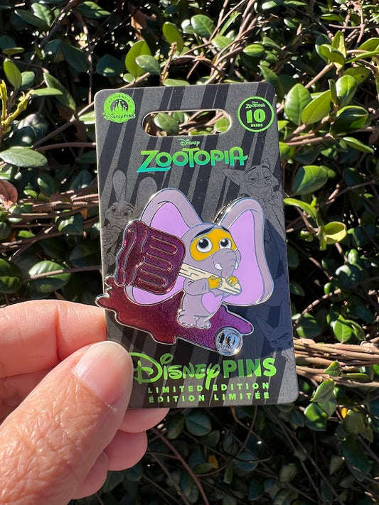 Finnick Zootopia 10th Anniversary Limited Edition Disney Pin