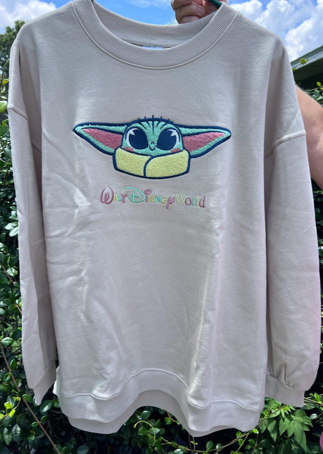 Fleece Grogu Walt Disney World Adult Sweatshirt
