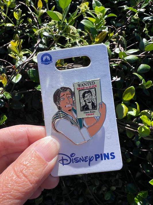 Flynn Rider Wanted Poster Disney Pin