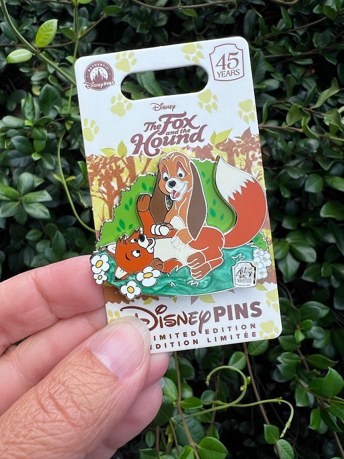 The Fox and the Hound 45th Anniversary Limited Edition Disney Pin