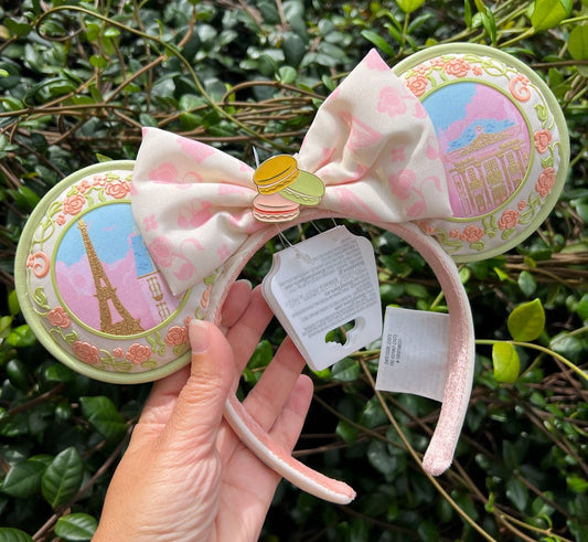 France Pavilion Minnie Mouse Ears Headband