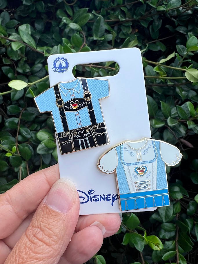 German Outfits Germany Pavilion Epcot World Showcase Disney Pin Set