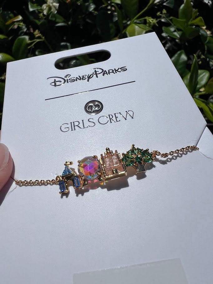 Walt Disney World 4 Park Icons Girls Crew Bracelet