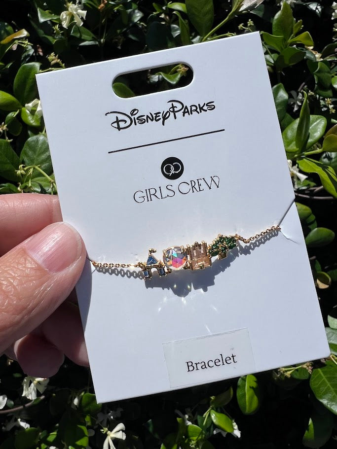 Walt Disney World 4 Park Icons Girls Crew Bracelet