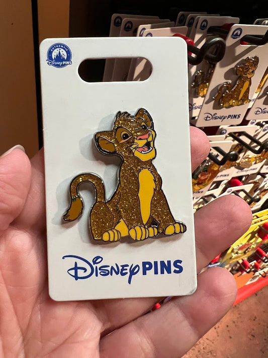Glitter Simba Lion King Disney Pin