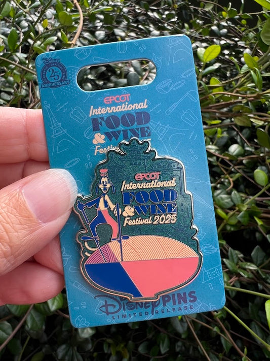 Goofy 2025 Epcot Food & Wine Festival Limited Release Disney Pin