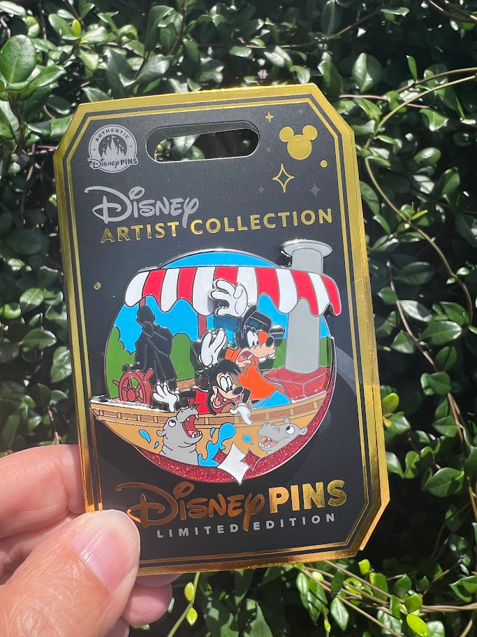 Goofy & Max Jungle Cruise Artist Collection Disney Pin