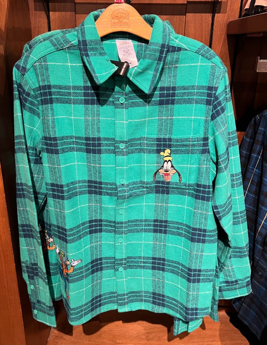 Goofy Disney Flannel Shirt