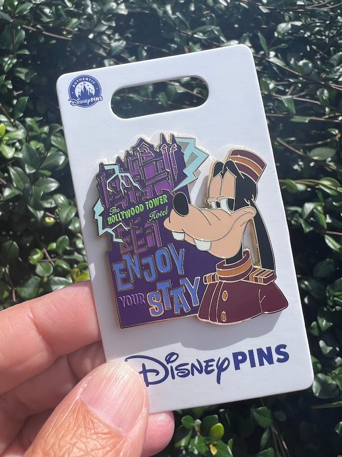 Goofy Tower of Terror Disney Pin