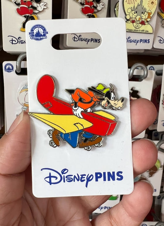 Goofy Roller Skates Airplane Disney Pin