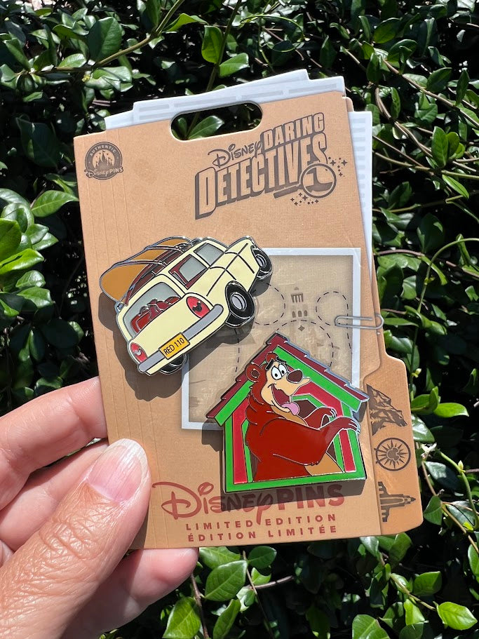 Grizzly Peak Disneyland Daring Detectives Limited Edition Pin Set