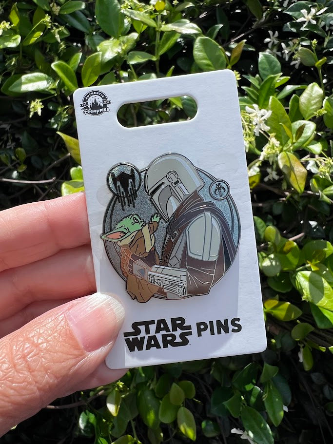 Grogu & Din Djarin The Mandalorian Star Wars Disney Pin